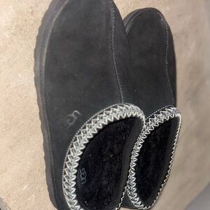 UGG Men's Black Slip-On Loafers